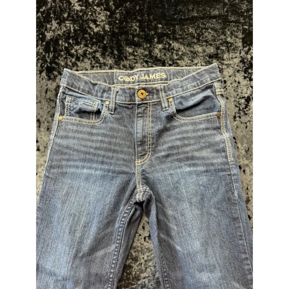 Cody James Boys Size 18 Bootcut Jeans Blue Western Stretch Adjustable Waist